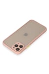 Mey İthalat®  iPhone 11 Pro Kılıf Montreal Silikon Kapak - Pembe