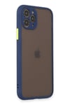 Mey İthalat®  iPhone 11 Pro Kılıf Montreal Silikon Kapak - Lacivert
