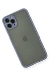 Mey İthalat®  iPhone 11 Pro Kılıf Montreal Silikon Kapak - Gri