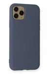 Mey İthalat®  iPhone 11 Pro Kılıf Nano içi Kadife Silikon - Gri