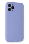 Mey İthalat®  iPhone 11 Pro Kılıf Nano içi Kadife Silikon- Lila