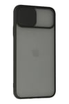 Mey İthalat®  iPhone 11 Pro Kılıf Palm Buzlu Kamera Sürgülü Silikon - Siyah