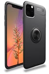 Mey İthalat®  iPhone 11 Pro Kılıf Range Yüzüklü Silikon - Siyah