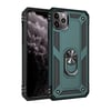Mey İthalat®  iPhone 11 Pro Kılıf Sofya Yüzüklü Silikon Kapak - Yeşil