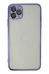 Mey İthalat®  iPhone 11 Pro Max Kılıf  Lensli Silikon - Mor