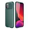 Mey İthalat®  iPhone 11 Pro Max Kılıf Auto Focus Karbon Kapak - Yeşil