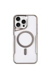 Mey İthalat®  iPhone 11 Pro Max Kılıf Boyi Magsafe Silikon Kapak - Gümüş