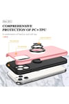 Mey İthalat®  iPhone 11 Pro Max Kılıf Elit Yüzüklü Kapak - Pembe