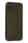 Mey İthalat®  iPhone 11 Pro Max Kılıf Fly Lens Silikon - Siyah