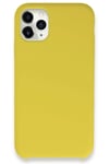 Mey İthalat®  iPhone 11 Pro Max Kılıf Lansman Legant Silikon - Sarı