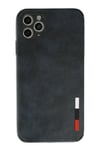 Mey İthalat®  iPhone 11 Pro Max Kılıf Loop Deri Silikon - Lacivert