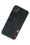 Mey İthalat®  iPhone 11 Pro Max Kılıf Loop Deri Silikon - Lacivert