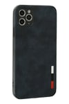 Mey İthalat®  iPhone 11 Pro Max Kılıf Loop Deri Silikon - Lacivert
