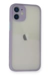 Mey İthalat®  iPhone 11 Pro Max Kılıf Montreal Silikon Kapak - Mor