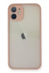 Mey İthalat®  iPhone 11 Pro Max Kılıf Montreal Silikon Kapak - Pembe