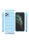 Mey İthalat®  iPhone 11 Pro Max Kılıf Optimum Silikon - Sky Blue