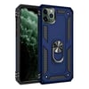Mey İthalat®  iPhone 11 Pro Max Kılıf Sofya Yüzüklü Silikon Kapak - Lacivert