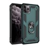 Mey İthalat®  iPhone 11 Pro Max Kılıf Sofya Yüzüklü Silikon Kapak - Yeşil