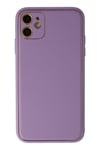 Mey İthalat®  iPhone 12 Kılıf Coco Deri Silikon Kapak - Lila