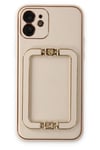 Mey İthalat®  iPhone 12 Kılıf Coco Elit Kapak - Gold