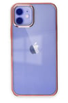 Mey İthalat®  iPhone 12 Kılıf Element Silikon - Pembe