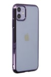 Mey İthalat®  iPhone 12 Kılıf Element Silikon - Mor