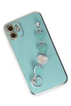 Mey İthalat®  iPhone 12 Kılıf Esila Silikon - Su Yeşili