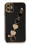 Mey İthalat®  iPhone 12 Kılıf Esila Silikon - Siyah