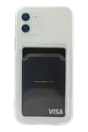 Mey İthalat®  iPhone 12 Kılıf Kart Şeffaf Silikon - Şeffaf