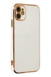 Mey İthalat®  iPhone 12 Kılıf Volet Silikon - Beyaz
