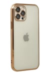 Mey İthalat®  iPhone 12 Pro Kılıf  Lensli Silikon - Gold