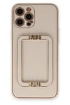 Mey İthalat®  iPhone 12 Pro Kılıf Coco Elit Kapak - Gold