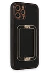 Mey İthalat®  iPhone 12 Pro Kılıf Coco Elit Kapak - Siyah