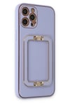 Mey İthalat®  iPhone 12 Pro Kılıf Coco Elit Kapak - Lila