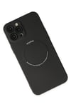 Mey İthalat®  iPhone 12 Pro Kılıf Jack Magneticsafe Lens Silikon - Siyah