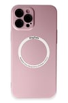 Mey İthalat®  iPhone 12 Pro Kılıf Jack Magneticsafe Lens Silikon - Rose Gold