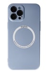 Mey İthalat®  iPhone 12 Pro Kılıf Jack Magneticsafe Lens Silikon - Sierra Blue