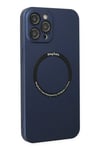 Mey İthalat®  iPhone 12 Pro Kılıf Jack Magneticsafe Lens Silikon - Lacivert
