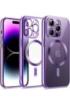 Mey İthalat®  iPhone 12 Pro Kılıf Kross Magneticsafe Kapak - Mor