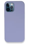 Mey İthalat®  iPhone 12 Pro Kılıf Lansman Legant Silikon - Lila