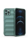 Mey İthalat®  iPhone 12 Pro Kılıf Optimum Silikon - Koyu Yeşil