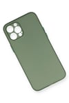 Mey İthalat®  iPhone 12 Pro Kılıf PP Ultra İnce Kapak - Yeşil