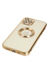 Mey İthalat®  iPhone 12 Pro Kılıf Slot Silikon - Gold