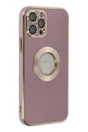 Mey İthalat®  iPhone 12 Pro Kılıf Store Silikon - Mor