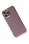 Mey İthalat®  iPhone 12 Pro Kılıf Volet Silikon - Mor