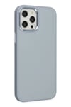 Mey İthalat®  iPhone 12 Pro Max Kılıf Asya Deri Silikon - Sierra Blue