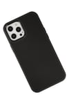 Mey İthalat®  iPhone 12 Pro Max Kılıf Asya Deri Silikon - Siyah