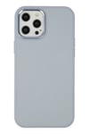 Mey İthalat®  iPhone 12 Pro Max Kılıf Asya Deri Silikon - Sierra Blue