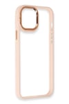 Mey İthalat®  iPhone 12 Pro Max Kılıf Dora Kapak - Pudra