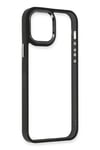 Mey İthalat®  iPhone 12 Pro Max Kılıf Dora Kapak - Siyah